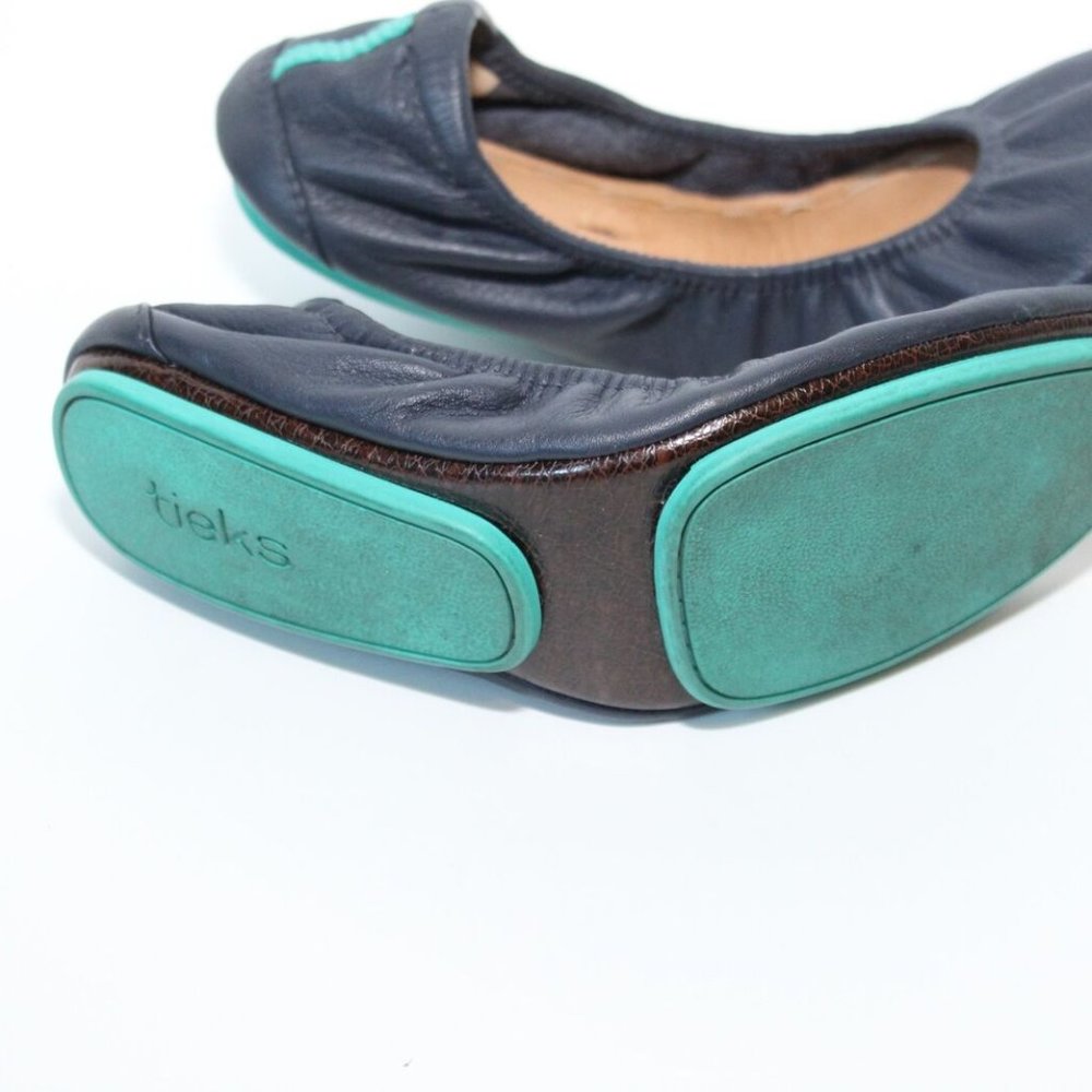 Tieks by Gavrieli Flexible Ballet Flats Navy Shoes Women's Size 6 H13444 - Picture 5 of 10